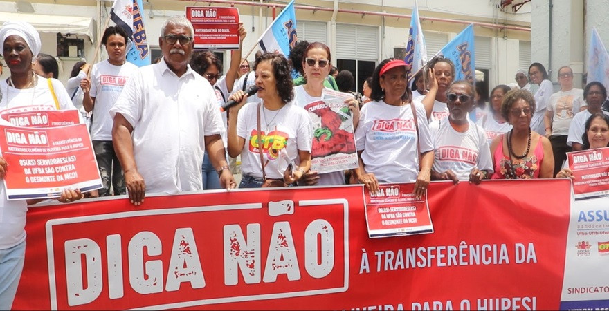 CTB firme com ASSUFBA na defesa da maternidade Climério de Oliveira