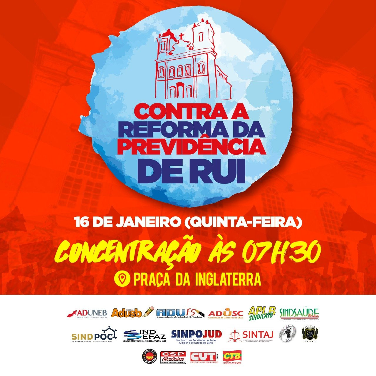 CTB-Bahia convoca sindicatos para Lavagem do Bonfim