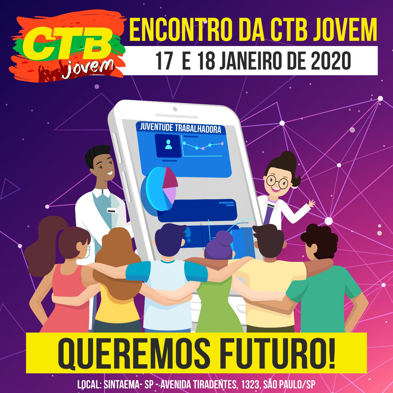 1º Encontro Nacional da CTB Jovem: fique por dentro de toda programação do evento!