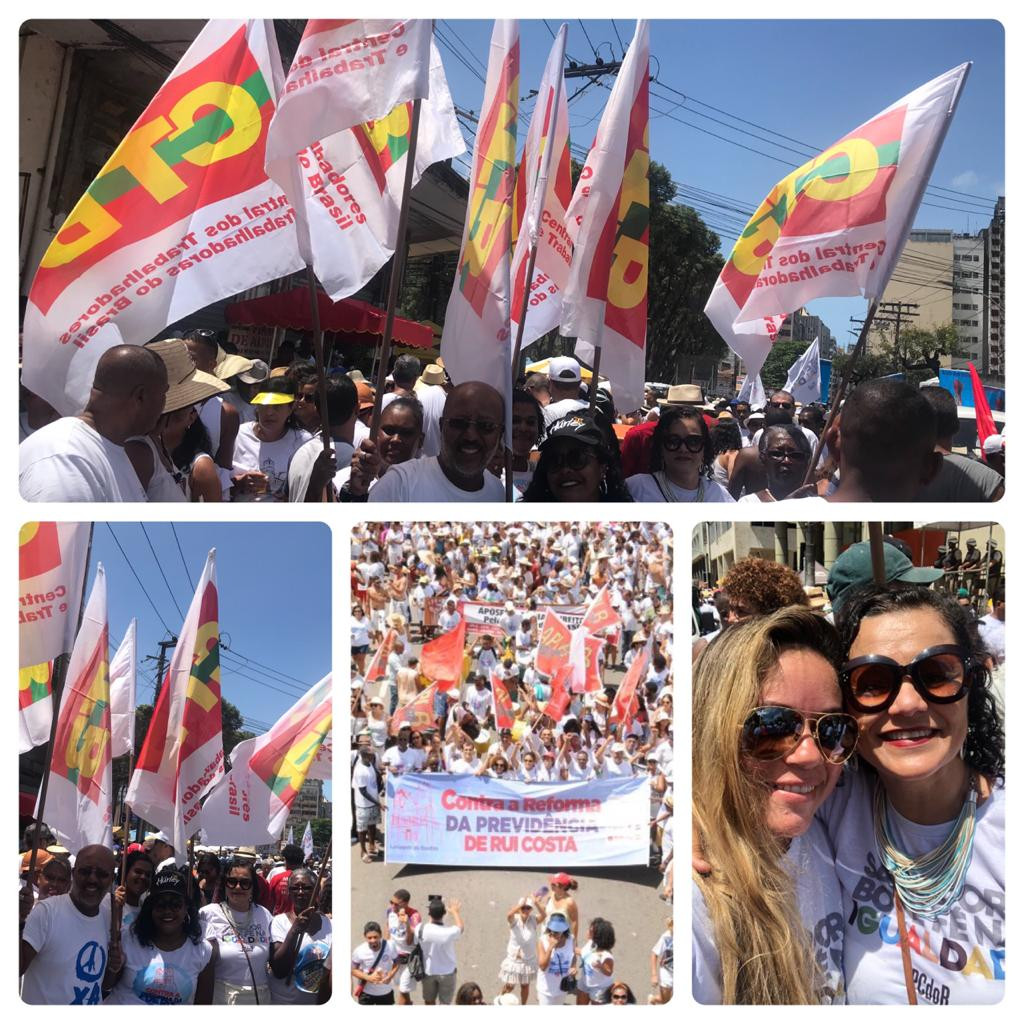CTB-Bahia leva bandeiras de luta para Lavagem do Bonfim