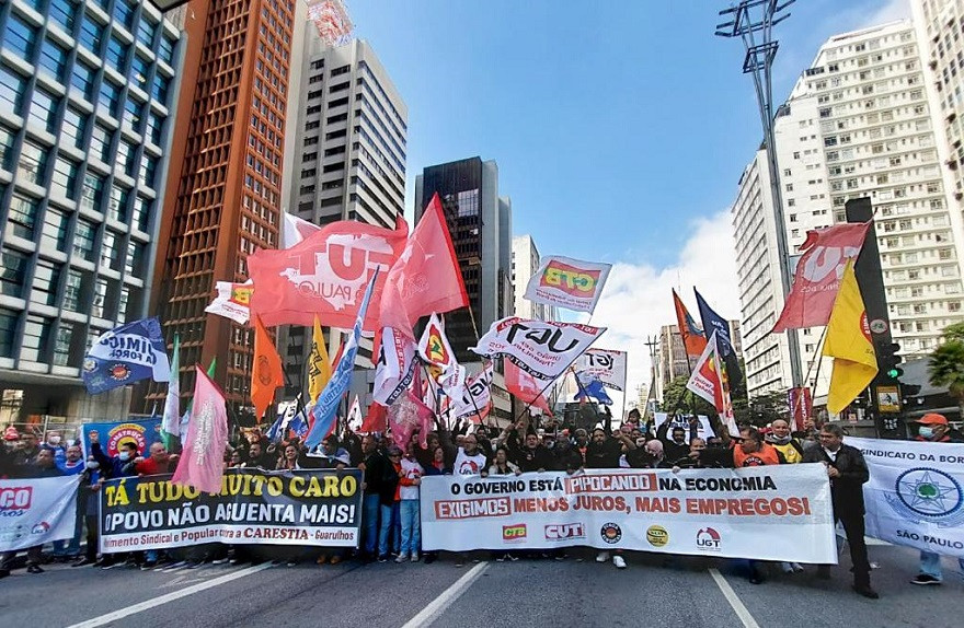 CTB e sindicatos apoiam Lula contra os juros altos, que prejudicam a economia