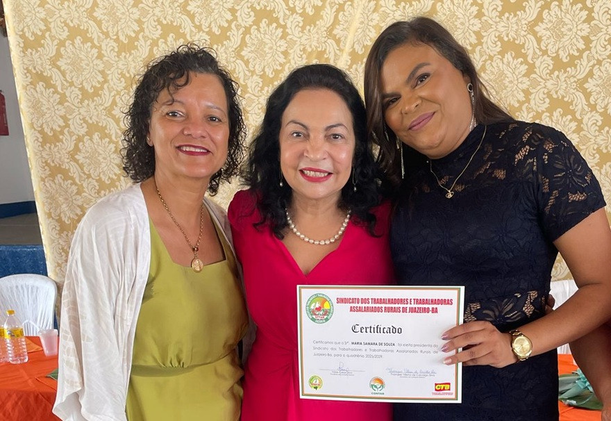 Samara toma posse e Rosa de Souza destaca desafios do STTAR Juazeiro 