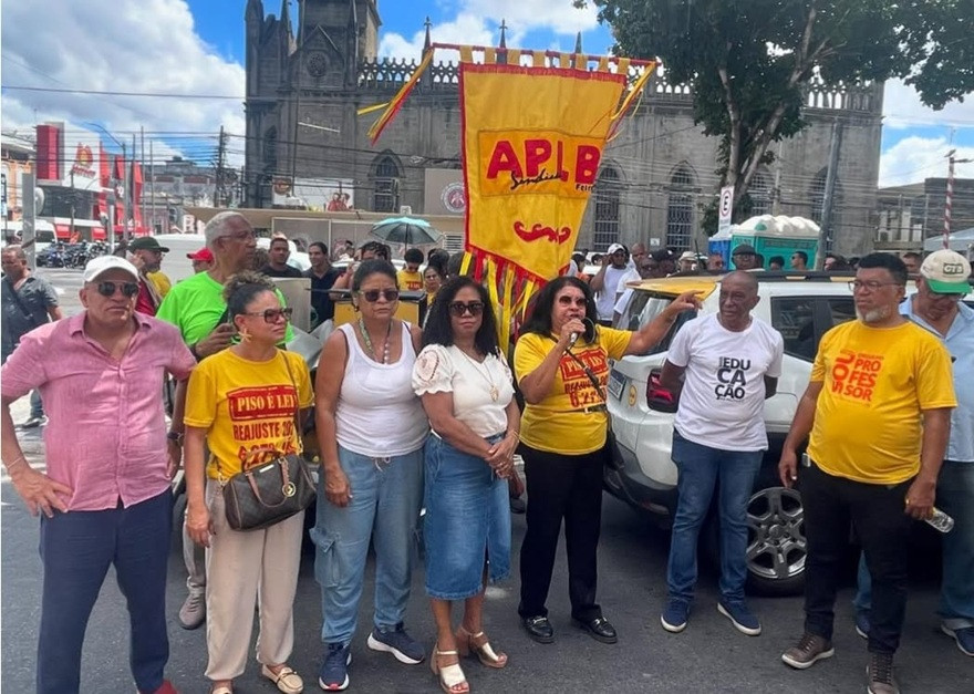 CTB Bahia reforça apoio à Marlede Oliveira e à APLB em Feira de Santana