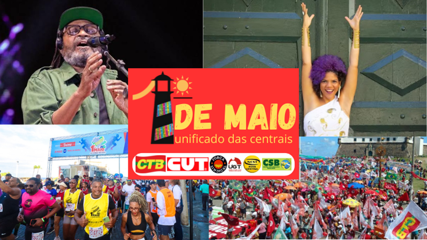 1º de Maio em Salvador terá Juliana Ribeiro, Edson Gomes, corrida e serviços