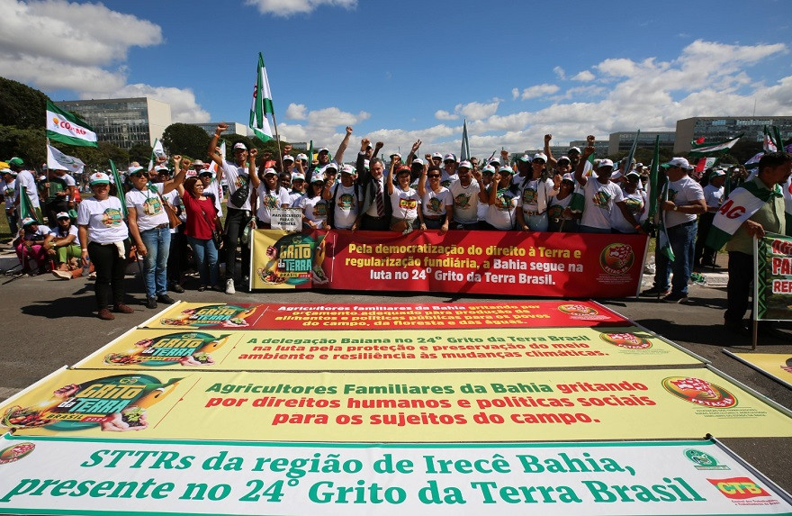 FETAG-BA é prestigiada pela CTB e Daniel Almeida no Grito da Terra Brasil
