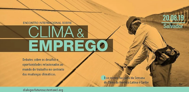 CTB-Bahia vai participar do Encontro Internacional sobre Clima e Emprego