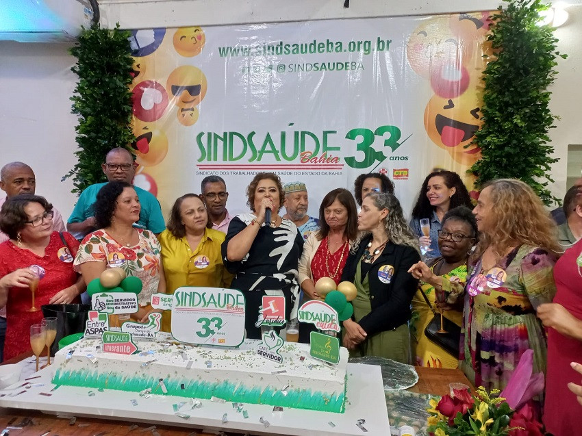 Reconhecimento da categoria marca aniversário do Sindsaúde