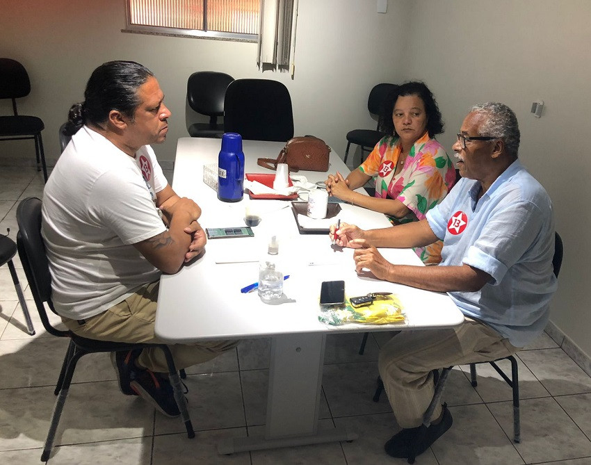 CTB Bahia debate pautas sindicais com presidente nacional, Adilson Araújo