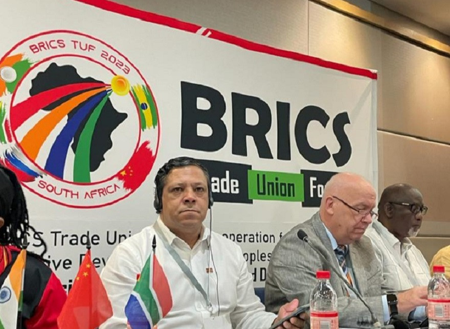 Presidente da CTB destaca desafios da classe trabalhadora em Fórum do BRICS; vídeo