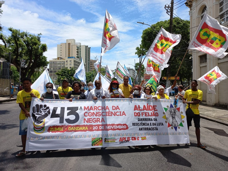 CTB participa do 20 de Novembro, que homenageia Alaíde do Feijão