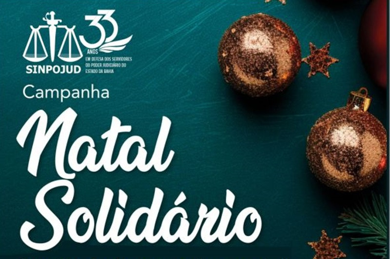 Sinpojud reforça sentimento de solidariedade com campanha de Natal