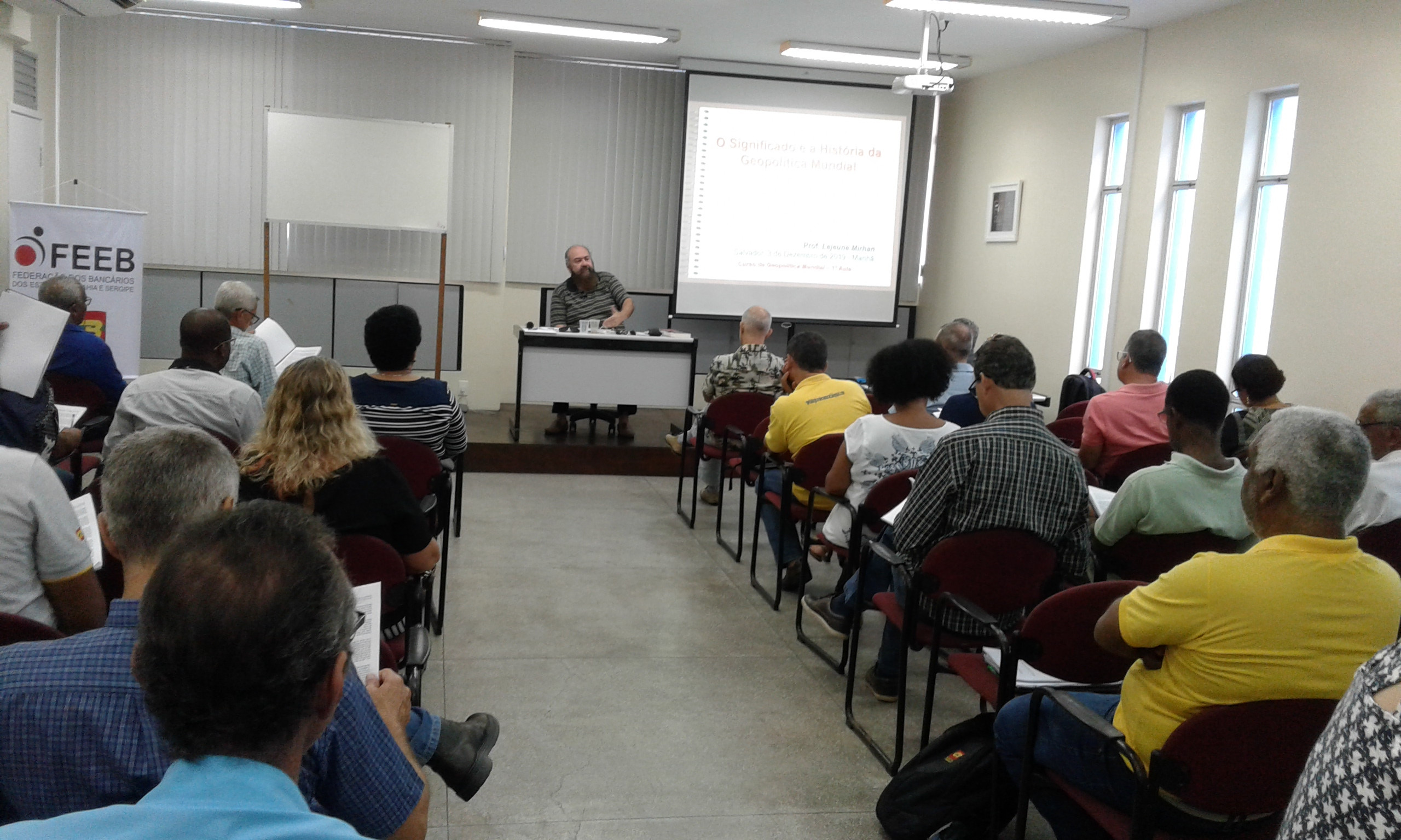 Curso de Geopolítica  Mundial traz novos conhecimentos para o movimento sindical baiano