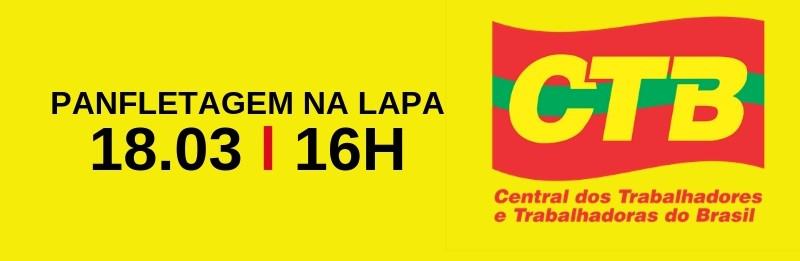 Panfletagem convoca população para ato contra a reforma da previdência