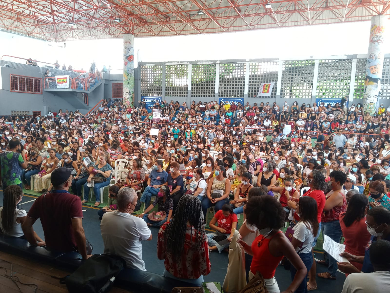 CTBBA participa da assembleia geral da Educação.