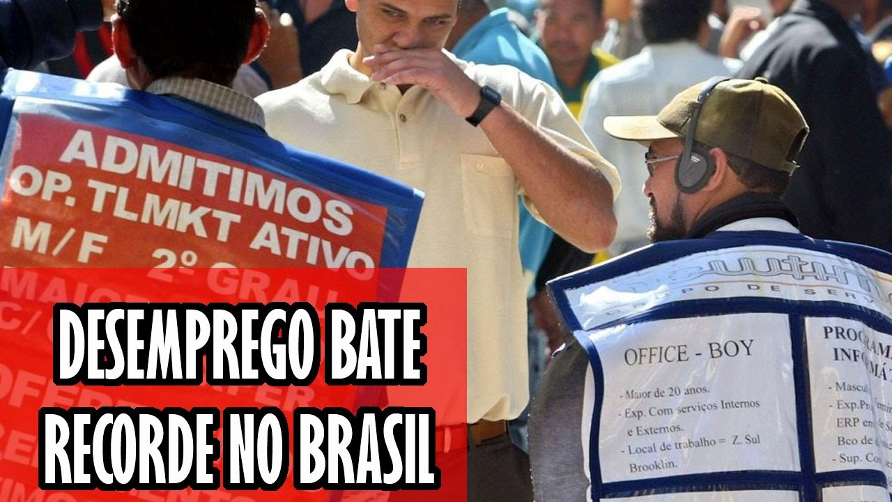 Desemprego sobe para 13,3% em junho e país tem nova queda recorde no número de ocupados