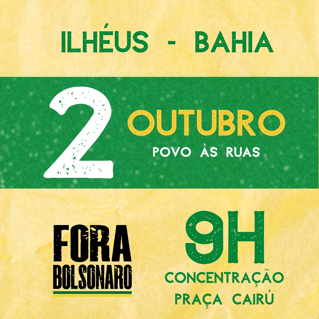 Regional Sul convoca o trabalhador para ato fora Bolsonaro